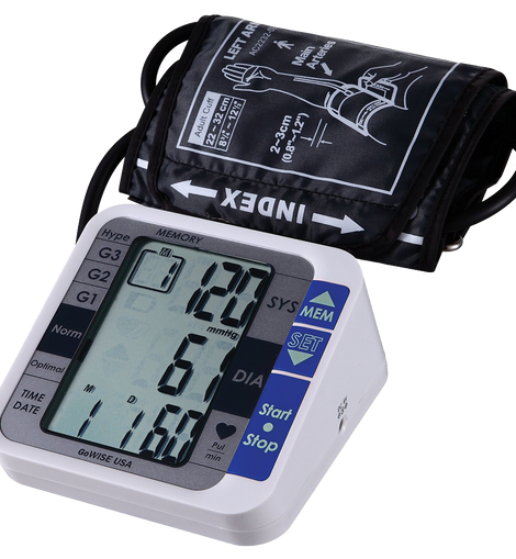 GoWISE USA GW22051 Digital Blood Pressure Monitor