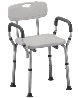 NOVA Medical Products 9026 Quick Release Shower Chair with Back